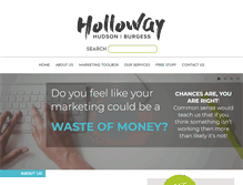 Tablet Screenshot of holloways.co.nz